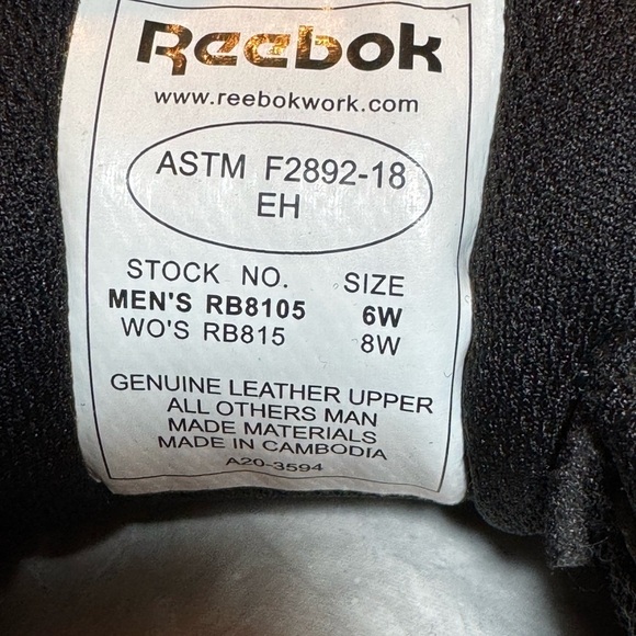 Reebok Sublite Cushion Tactical Oxford 8 W - Picture 10 of 12